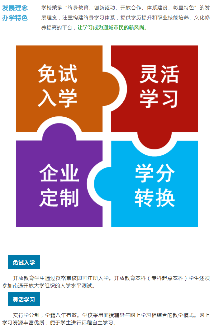 ?南通開放大學(如東校區)2021秋季招生簡章 ?南通開放大學(如東校區)2021秋季招生簡章