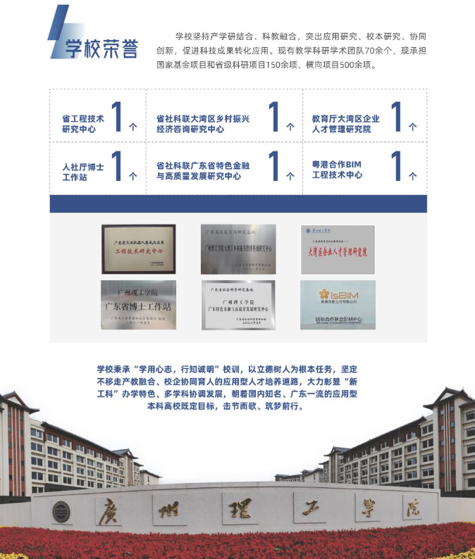 廣州理工學院繼續教育學院高等教育自學考試升學創培班2024年招生簡章（惠州博羅校區）