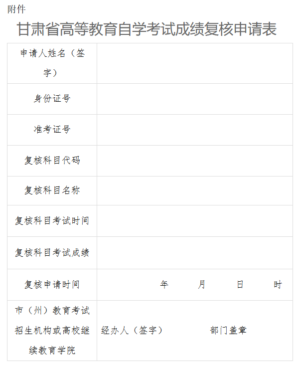 甘肅省2025年10月高等教育自學考試成績查詢公告 甘肅省2025年10月高等教育自學考試成績查詢公告