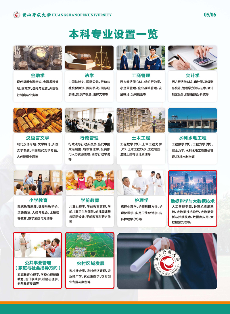 黃山開放大學（黃山區分校）2023年春季學歷教育招生簡章