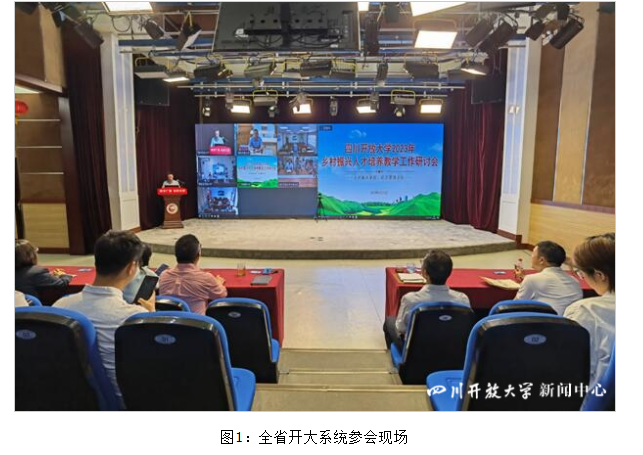 四川開放大學召開2023年鄉村振興人才培養教學工作研討會 四川開放大學召開2023年鄉村振興人才培養教學工作研討會