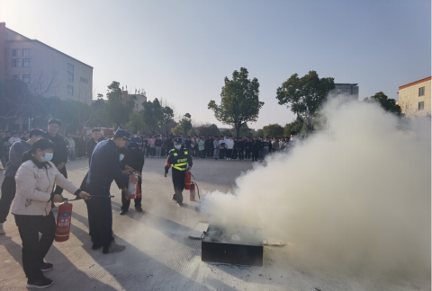 消防演練，防患于未“燃”——宿遷開放大學開展消防安全活動