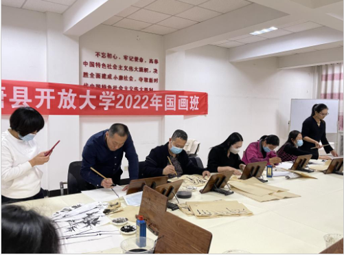 唐縣開放大學攜手唐縣文化館舉辦文藝培訓班