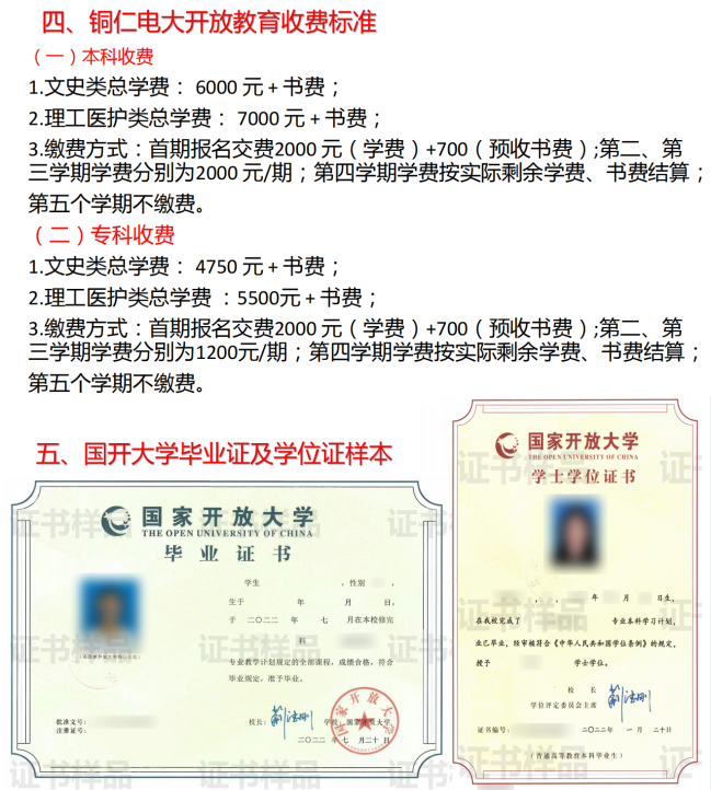 銅仁碧江開放大學2023年春季招生簡章