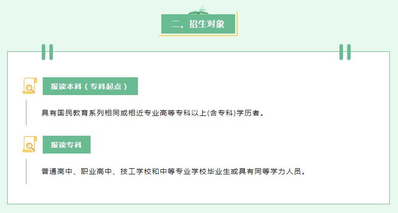 泉州晉江開放大學2022年秋季招生簡章
